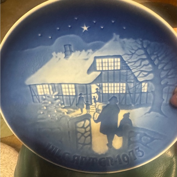 1973 Bing & Grondahl Country Christmas plate collectible limited edition Vintage - Picture 5 of 5